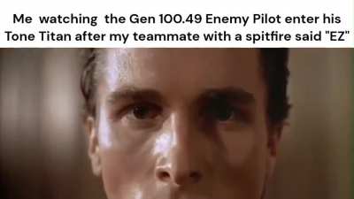 Man, I hate the Spitfire.