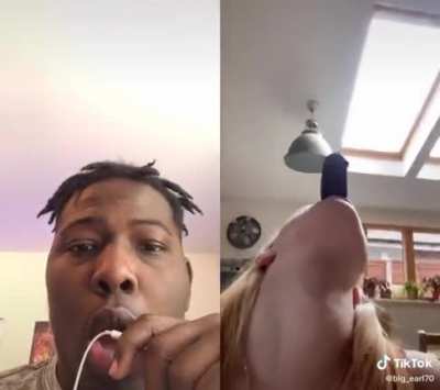 I thought I hated people who bite their ice cream. But this is plain wrong