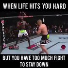 Never give up