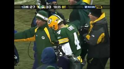 [Highlight] Matt Hasselbeck after winning the OT coin toss: 