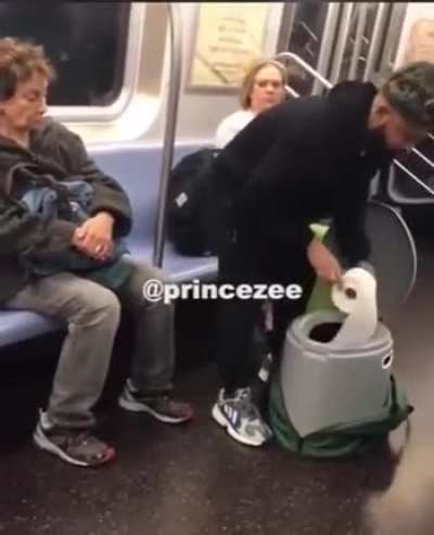 A-hole commits public indecency for internet clout…