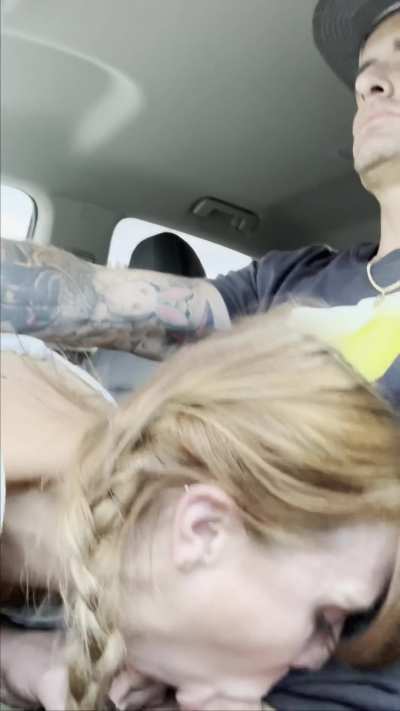 I wonder if he will let go of the wheel when he cums