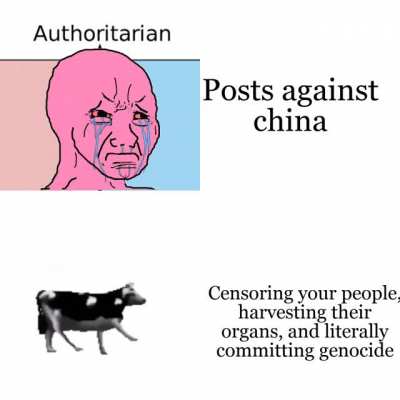 Auth center representing China of course