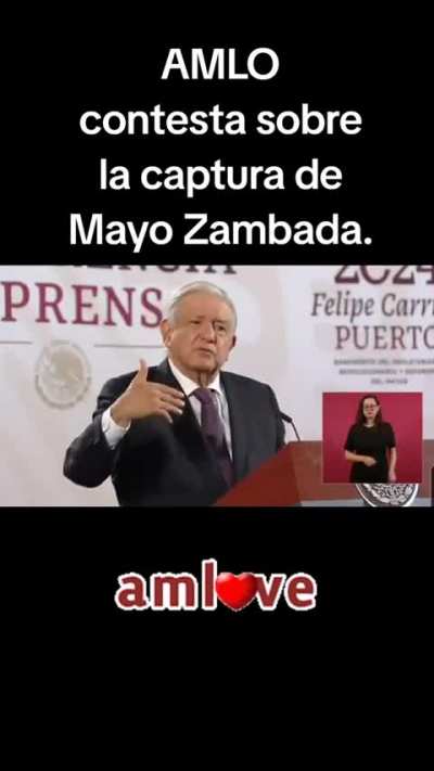 Por si alguien no ha visto la reacción del 💩 con respecto a la captura del Mayo, la pinche jetota que se carga el pendejo 🤣🤣🤣🤣😬🫠🤫