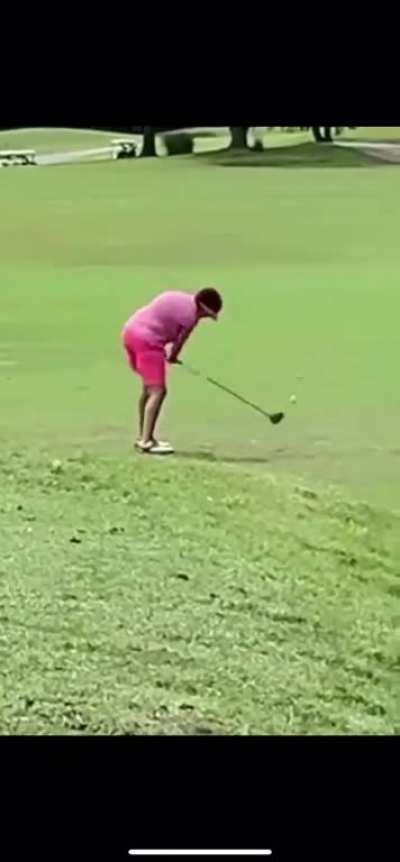 If I could only learn to swing like her...