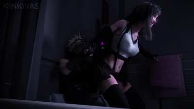 Tifa & Cloud (Kinkivas) [Final Fantasy 7]
