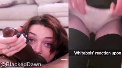 White Boy Sees Vs. White Boy Thinks (Amateur GIF by blackeddawn)
