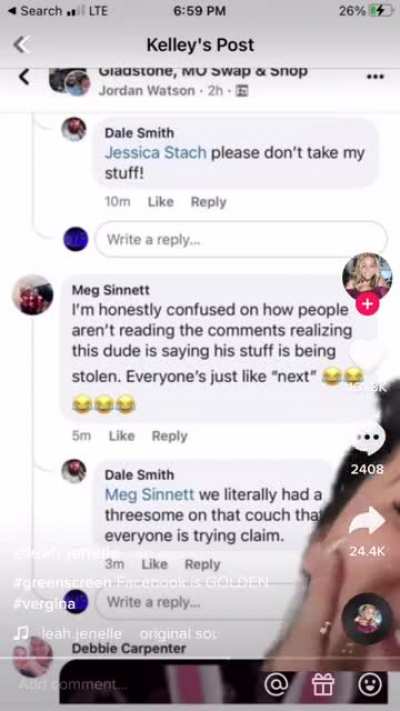 Dale loses furniture