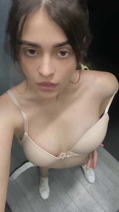POV: the surveillance guy at the camera is made horny by me so that he can no longer concentrate on work