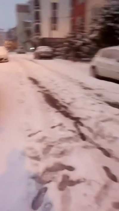 Cum yagiyor Tekirdag çorlu yoğun kar yağışı