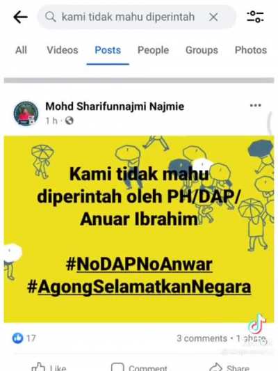PAS is mobilizing their cybertroopers on social media again