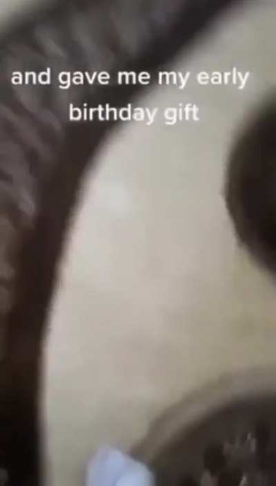 Not the gift I wanted