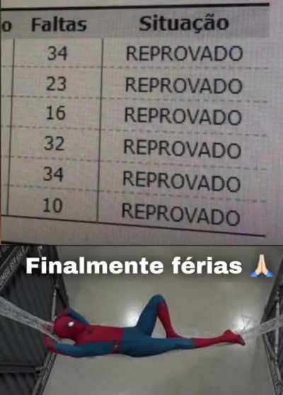 Ele já tava 
