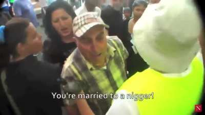 Public freakout at an interracial couple in Israel 