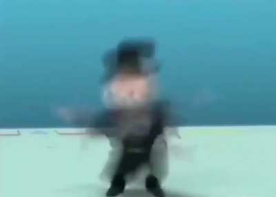 Look at him go