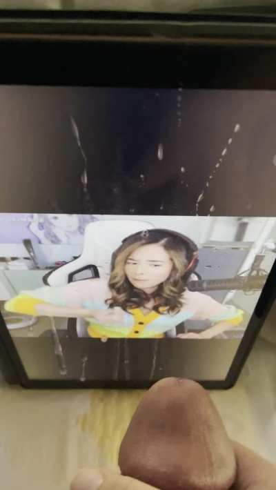 HUGE cum shot for Pokimane