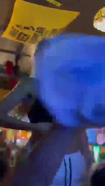 Flashing at the sports bar