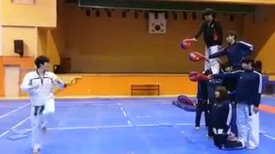 Quadruple Roundhouse Kick
