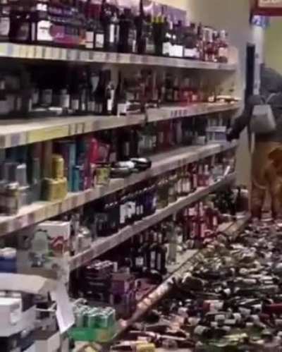 Hundreds of dollars worth of damage.