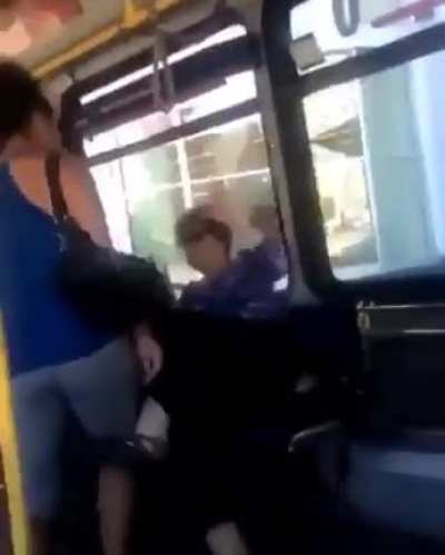 Lady gets dropped after spitting in someone’s face