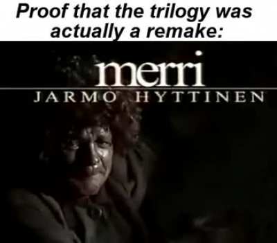 This is a Finnish live action version of The Lord of the Rings. It was a mini TV series in 1993.