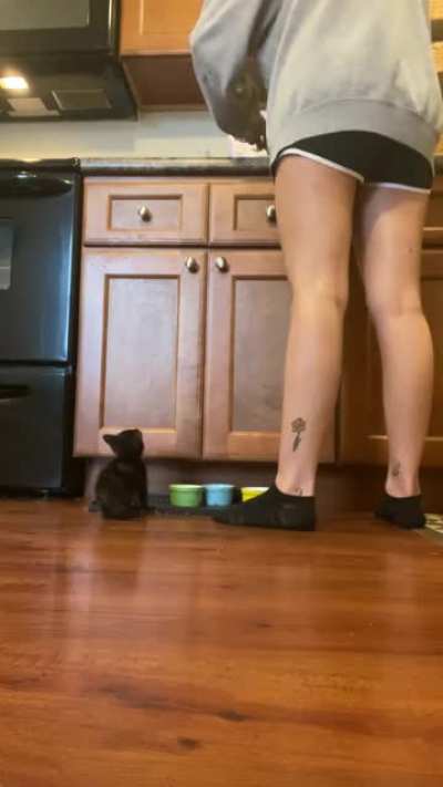 POV: your jailer starves you overnight (only given dry food) and comes at daybreak with your morning feats (canned food)