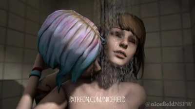 Max and Chloe shower scene WIP (nice<wbr>field<wbr>NSFW)