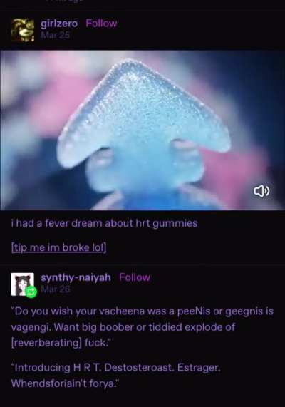 HRT chewables