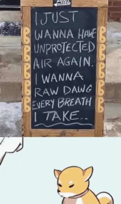 Inhale the future, exhale the past.