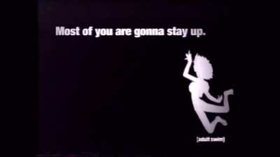 Since you guys loved the old Adult Swim trailer, here are some late-night 2003 bumpers from the good old days. The 