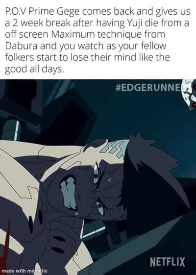 Watch Dabura kill Yuji by using a attack that's 