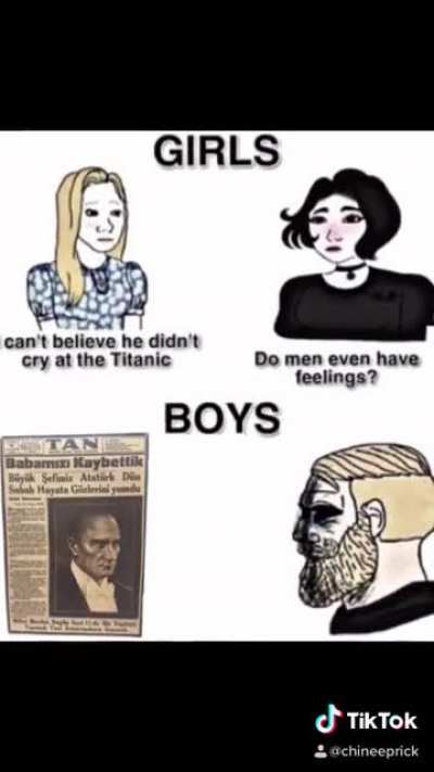 Me and the boys having crying sessions.