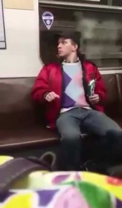 Just an average day in the subway