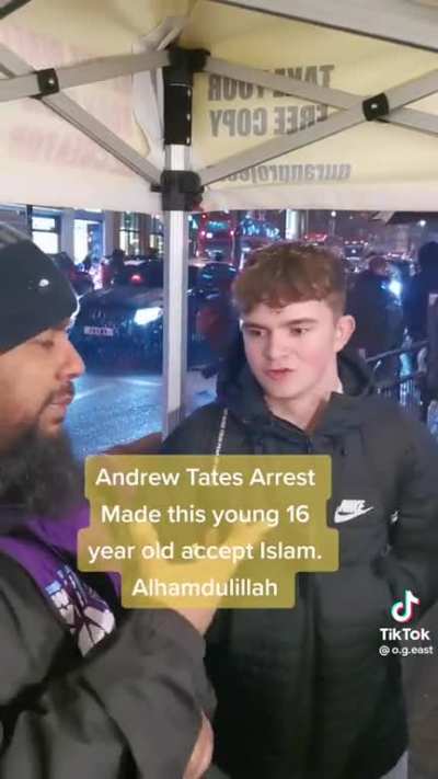 What’s up with this kind of support for Andrew Tate? Dare we call it an “op”?