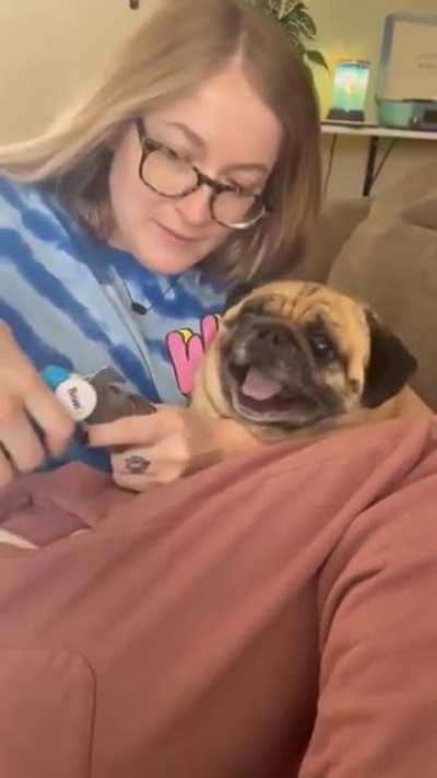 Hold still ok?