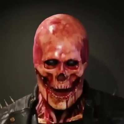 This Skull Mask appears to be frightening.