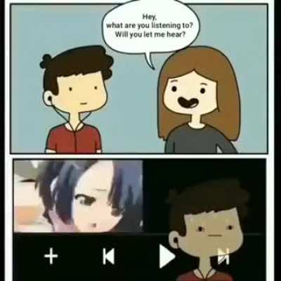 When someone wants to listen to your music 