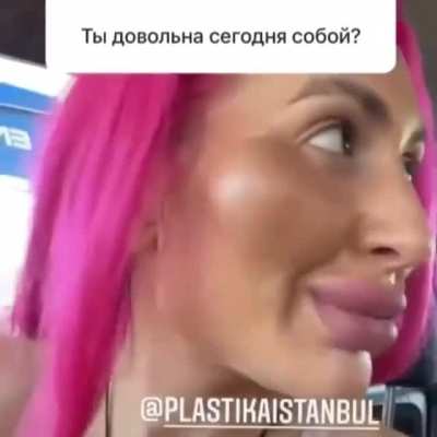 Maybe don’t get plastic surgery in the Ukraine ...