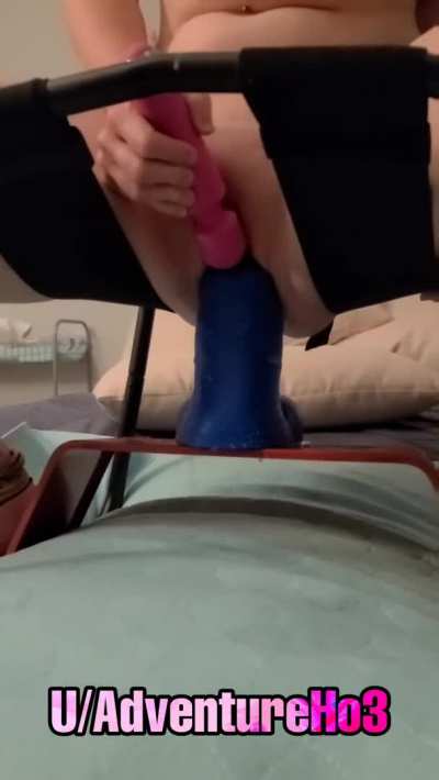 Riding my XL Archer until I squirt! [OC]