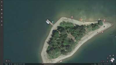 Naked inhabitant of a Polish island