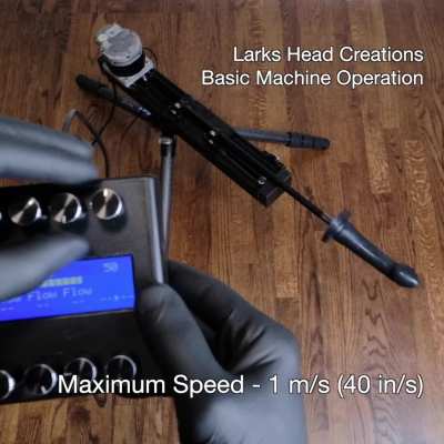 Quick breakdown on the remote control and operation of my custom built sex machine
