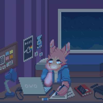 Study time (by me - @hayzhelnut)