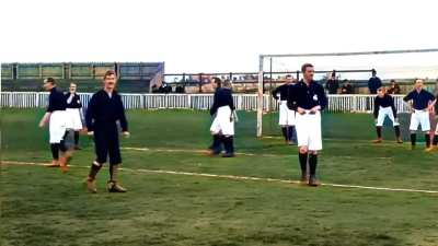 The world’s first filmed soccer match with corrected speed: Glentoran vs. Cliftonville, Northern Ireland, 1897, now in color