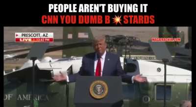 AZ Rally Crowd Goes Wild After Trump Blasts CNN