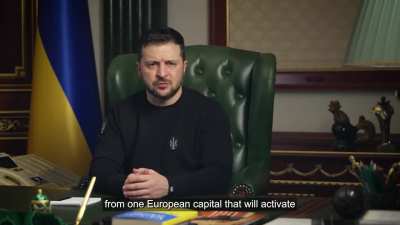 President Zelensky's Latest Address. 19/01/23. Duration 5m38. English Subtitles.