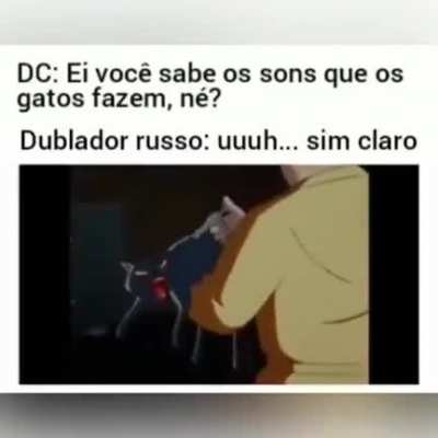 Então esse é o som de um gato russo