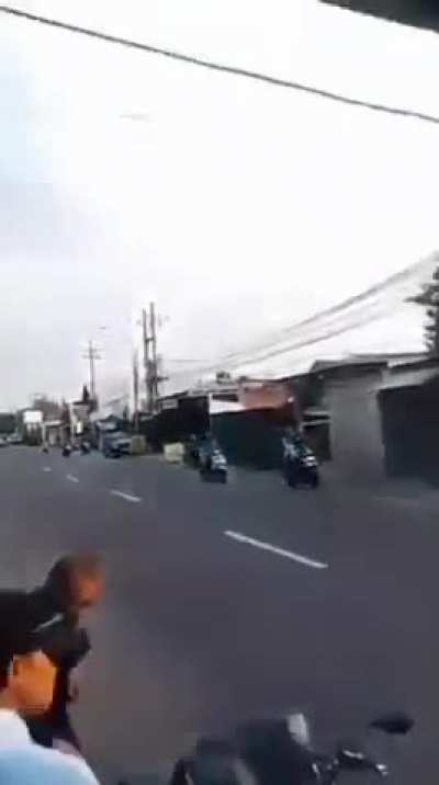 Picking up a fight with bus full of people