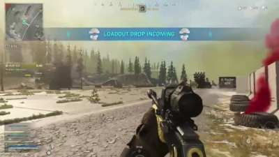 Loadout drops bounce really, really high off tires