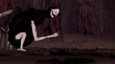 My goal with this hand-drawn animation was to make the player feel absolutely insignificant against the Titans. Does this trigger your megalophobia?