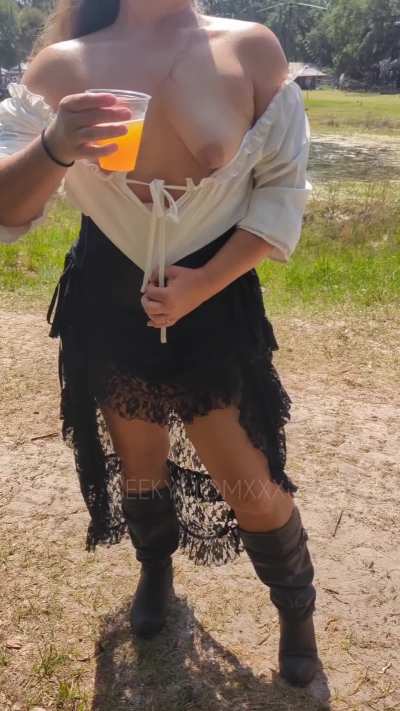 Showing whats underneath at the festival